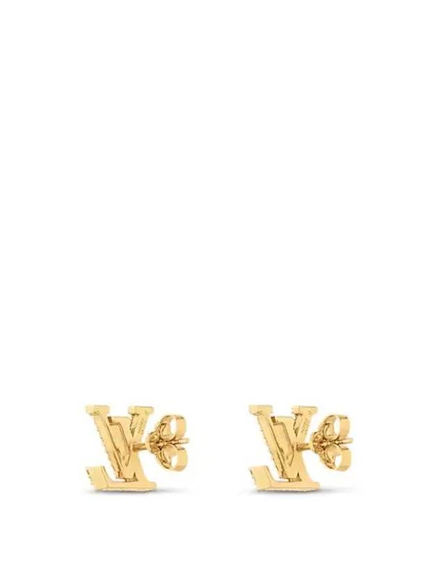 LV Iconic Earrings Gold - LOUIS VUITTON - BALAAN 5