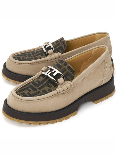 O'Lock Loafers Beige - FENDI - BALAAN 2