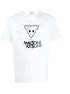Rainbow Triangle Fox Short Sleeve T-Shirt White - MAISON KITSUNE - BALAAN.