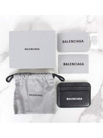 Logo leather card wallet black - BALENCIAGA - BALAAN 2