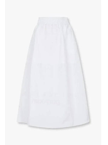 Women s Punching Logo Nylon Skirt White - ARMANI EXCHANGE - BALAAN 1