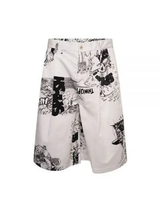 FI P119 1 x Christian Marklay printed shorts - COMME DES GARCONS - BALAAN 1