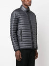 Men's Wappen Patch Padded Jacket Grey - STONE ISLAND - BALAAN 3