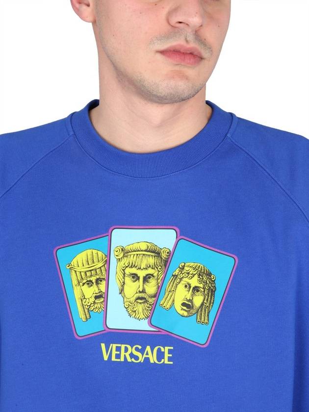 23 ss Sweatshirt The MASKS 10093461A067981UE30 B0040205198 - VERSACE - BALAAN 5