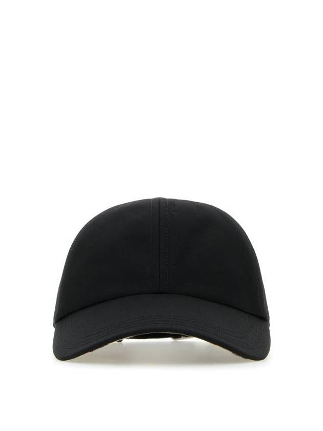 Check Lining Base Ball Cap Black - BURBERRY - BALAAN 2