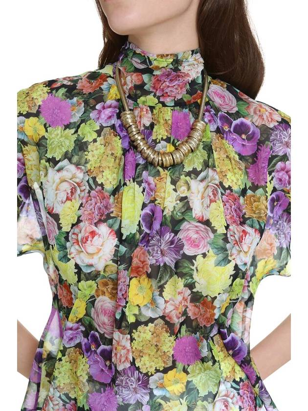 Max Mara Studio Cesena Printed Silk Blouse - MAX MARA - BALAAN 5