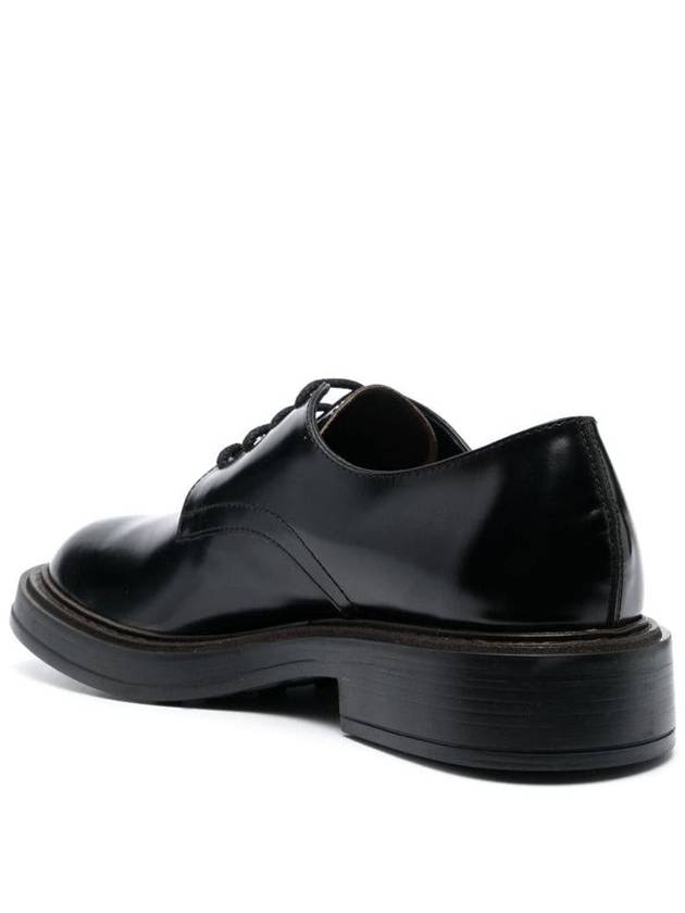 Lace-Up Leather Derby Black - TOD'S - BALAAN 3