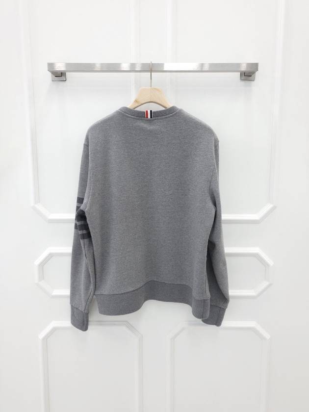 Diagonal armband crew neck sweatshirt 5 MJT248A - THOM BROWNE - BALAAN 2