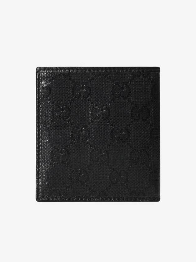 Men's GG Crystal Bi Fold Half Wallet Black - GUCCI - BALAAN 4