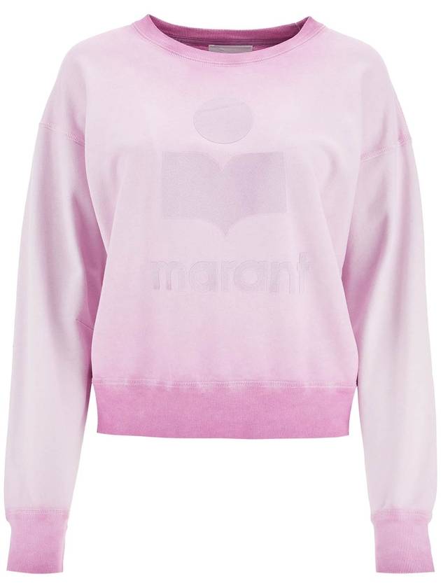 Mobyli Washed Cotton Logo Sweatshirt Lilac - ISABEL MARANT ETOILE - BALAAN 2