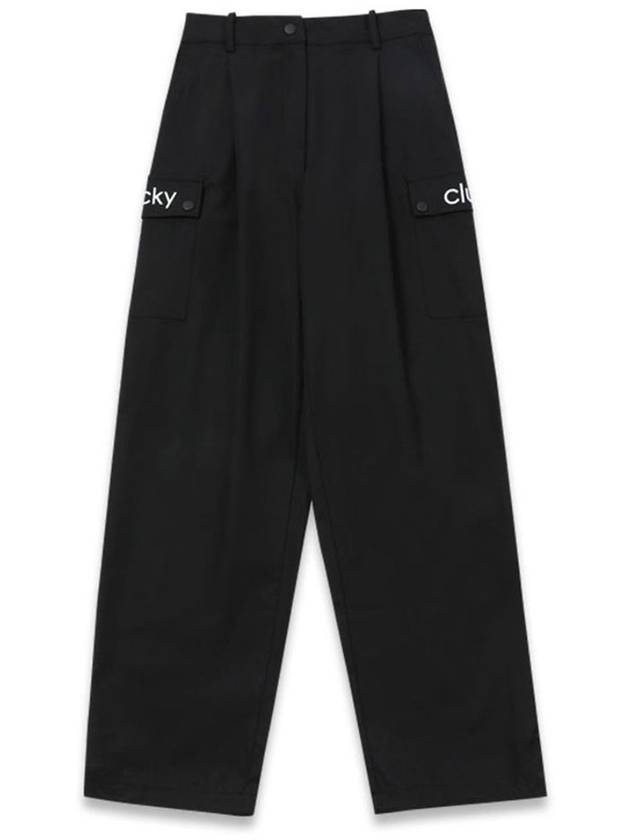 Pants String Round Jogger Pants Black MCFW23PT 1BK - MACKY - BALAAN 2