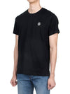 Parker Short Sleeve T-Shirt Black - BURBERRY - BALAAN 4