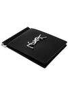 Monogram Money Clip Half Wallet Black - SAINT LAURENT - BALAAN 5