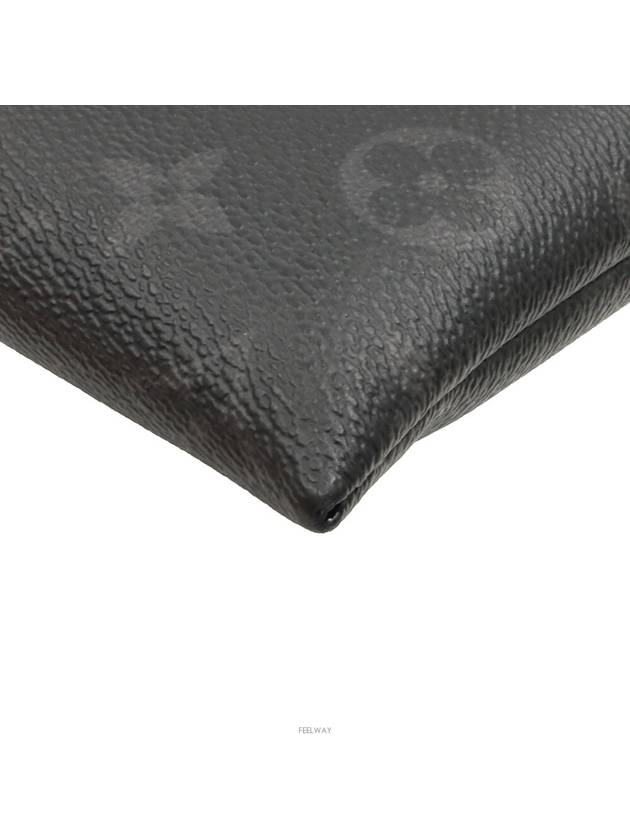 Monogram Eclipse Canvas Pochette Clutch Built in Chip M62291 - LOUIS VUITTON - BALAAN 9