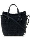 Women s Finimil Bridle Raffia Tote Bag BAG51190 CHARCOAL BLACK - HELEN KAMINSKI - BALAAN 3