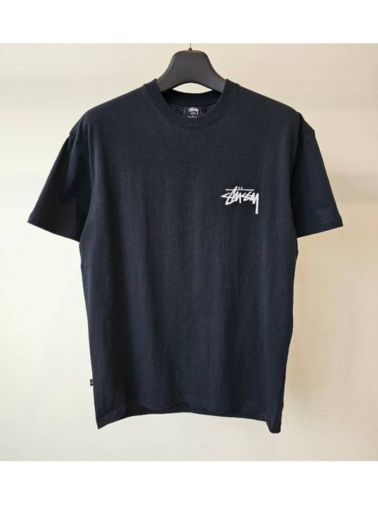 logo short sleeve t-shirt black - STUSSY - BALAAN 2