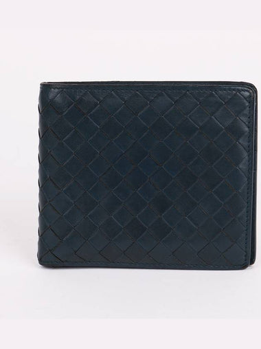 Intrecciato Navy Men s Bicycle Wallet - BOTTEGA VENETA - BALAAN 1