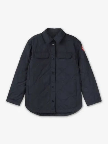 Albany quilted shirt jacket black 6847W61 - CANADA GOOSE - BALAAN 1