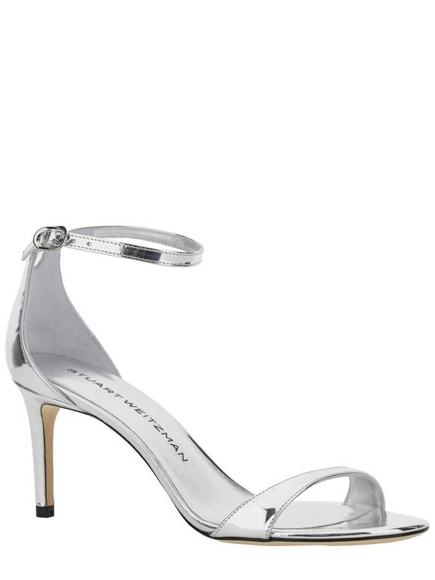 'Nudistarc' Metallic Sandals With High Block Heel In Patent Leather Woman - STUART WEITZMAN - BALAAN 2