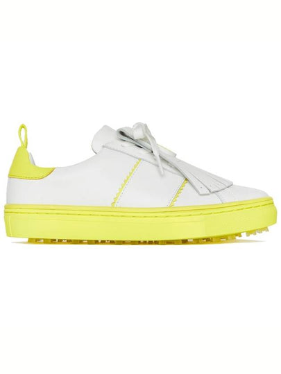 Contrast Accent Kiltie Durf Golf Spikeless Yellow White - G/FORE - BALAAN 2