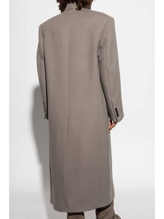 The Attico Wool Coat, Women's, Grey - THE ATTICO - BALAAN 4