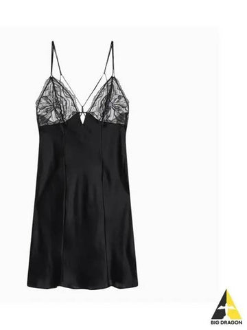 UNDERWEAR Women s CK Black Sequin Floral Chemise QS7206UB1 - CALVIN KLEIN - BALAAN 1