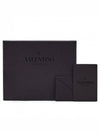 Black leather logo bifold wallet QY0P0654YYW - VALENTINO - BALAAN 5