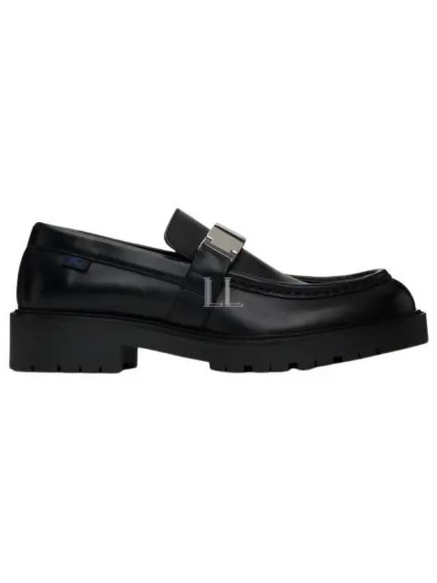 Leather Raft Loafer Black - BURBERRY - BALAAN 2