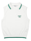 Knit vest WHITE WOMAN - MALBON GOLF - BALAAN 1