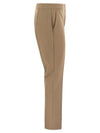 Pegno Rayon Slacks Beige - MAX MARA - BALAAN 4