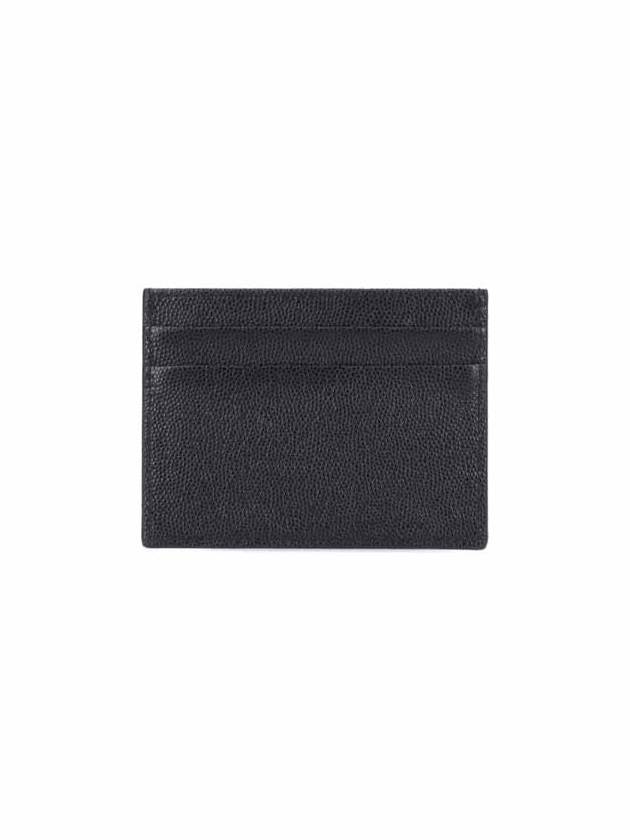 Logo Print Leather Card Wallet Black - PALM ANGELS - BALAAN 3