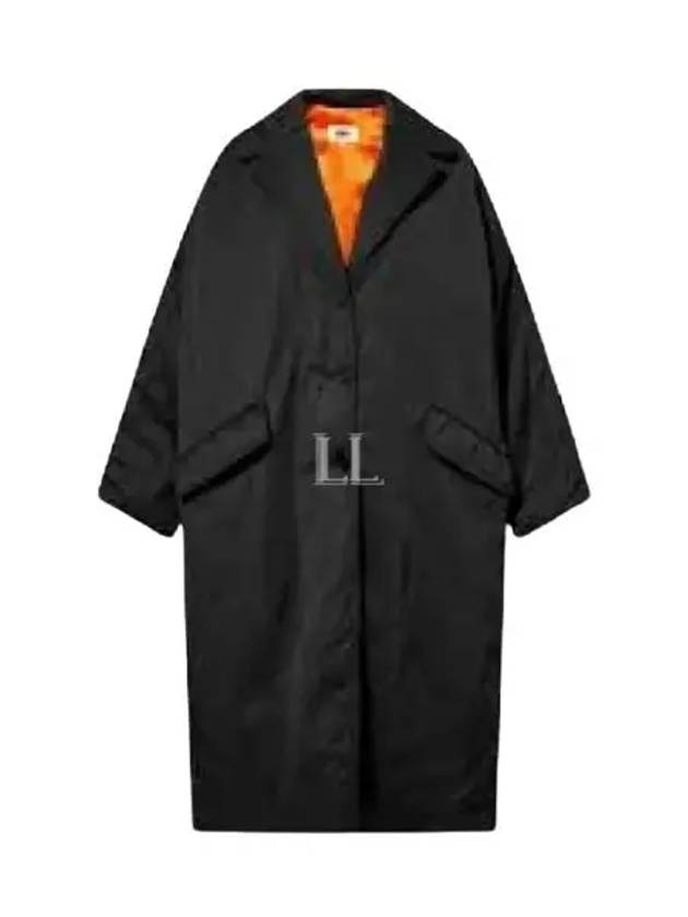 Women's Stitched Padded Single Coat Black - MAISON MARGIELA - BALAAN 2