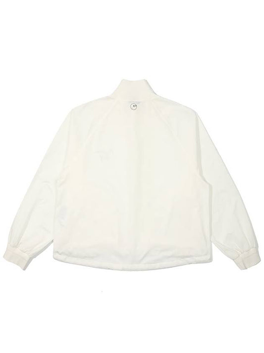 Raglan half zip woven anorak IVORY WOMAN - MALBON GOLF - BALAAN 2