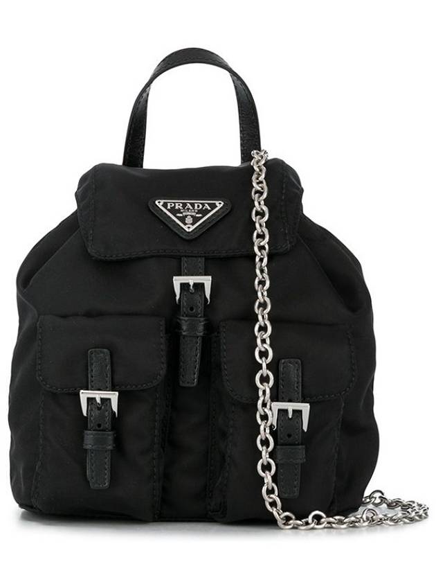 Re-Nylon Mini Backpack Black - PRADA - BALAAN 2