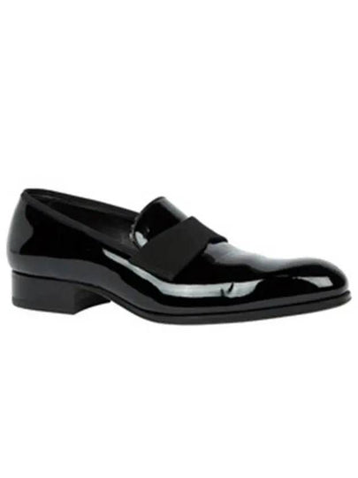 Smoking Patent Leather Loafers Black - TOM FORD - BALAAN 2