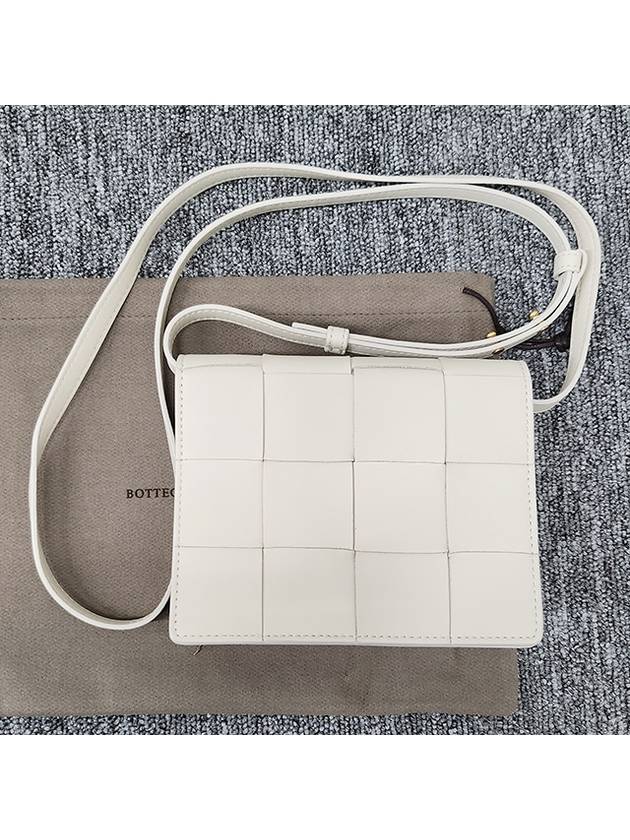 Intrecciato Small Cassette Cross Bag Plaster - BOTTEGA VENETA - BALAAN 3