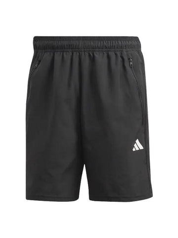 Train Essentials Woven Shorts Black - ADIDAS - BALAAN 1