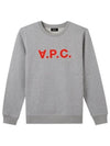 Red VPC Logo Long Sleeve Sweatshirt Grey - A.P.C. - BALAAN 2