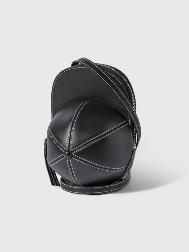 Stitch Nano Cap Leather Cross Bag Black - JW ANDERSON - BALAAN 2