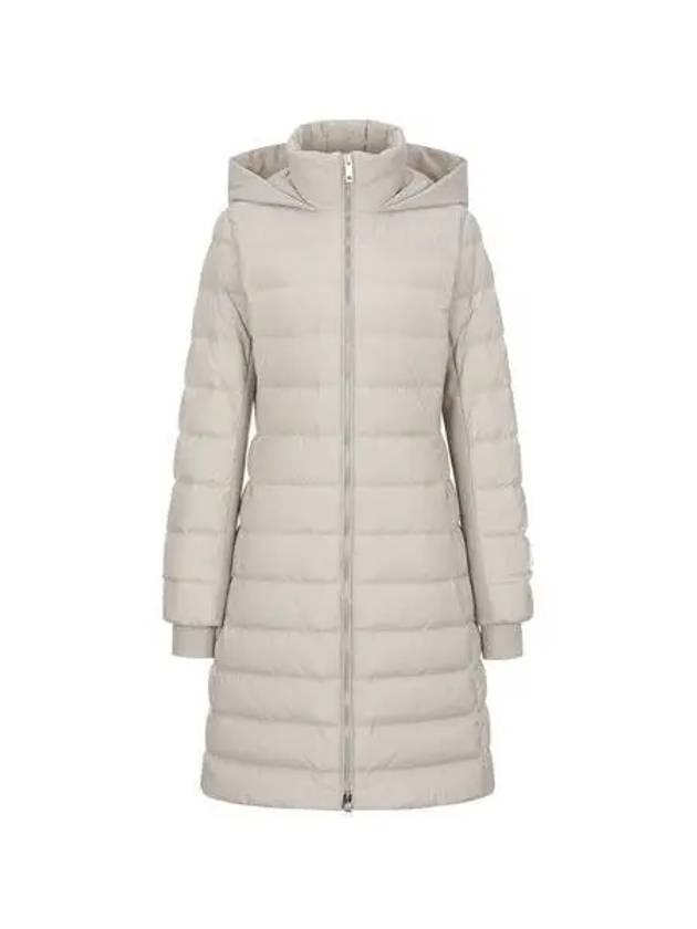 zip hood down padding cream - BURBERRY - BALAAN 2