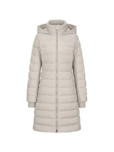 Padded Women s Zipper Hooded Down Cream - BURBERRY - BALAAN 1