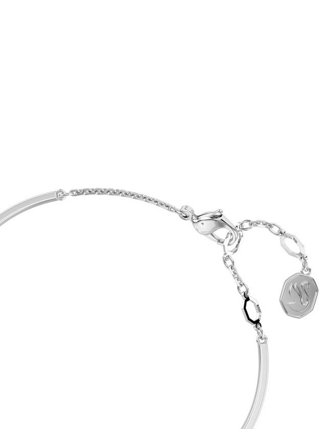 Idyllia Heart Bangle Bracelet Silver - SWAROVSKI - BALAAN 3