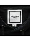 Back Logo Cotton Hoodie Black - WOOYOUNGMI - BALAAN 7