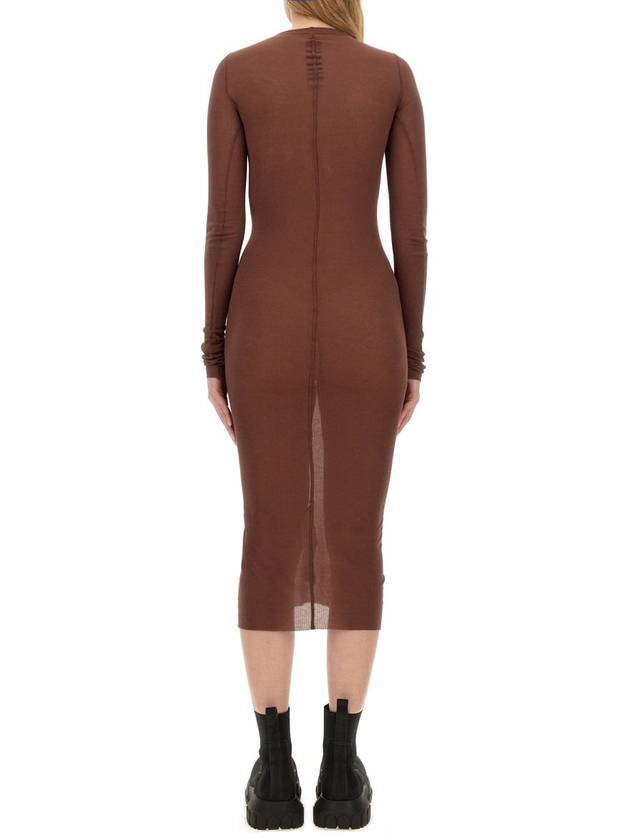 Rick Owens Viscose Dress - RICK OWENS - BALAAN 3