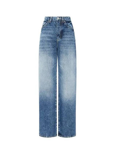 Women s Relaxed Washed Denim Pants Indigo 270368 - ARMANI EXCHANGE - BALAAN 1