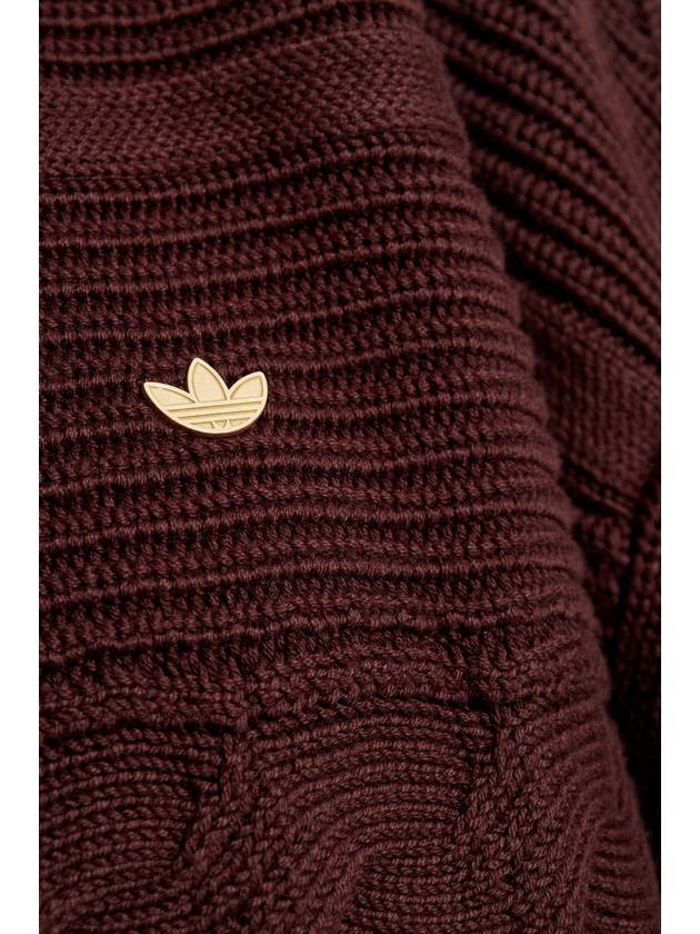 ADIDAS Originals Turtleneck With Logo, Women's, Brown - ADIDAS ORIGINALS - BALAAN 5