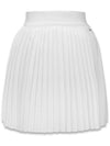 Pleated Skirt Shorts Ellie Skirt White MCS23SK 05WH - MACKY - BALAAN 3