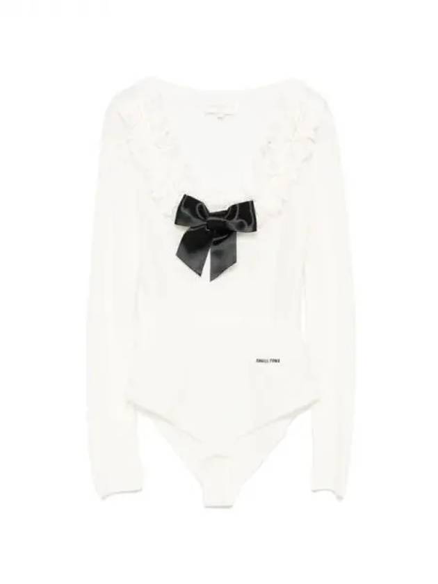 SHUSHU TONG bow embellished bodysuit - SHUSHU/TONG - BALAAN 1