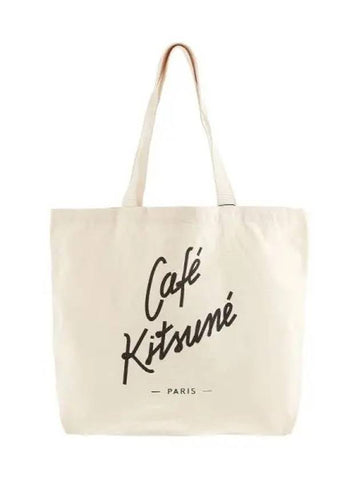 SPCKU05100 LT Cafe Kitsune Tote Bag - MAISON KITSUNE - BALAAN 1