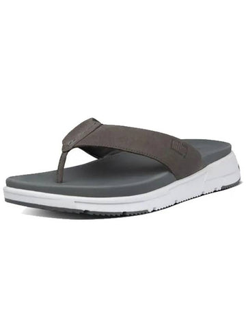 Sporty toepost deep gray nubuck men - FITFLOP - BALAAN 1